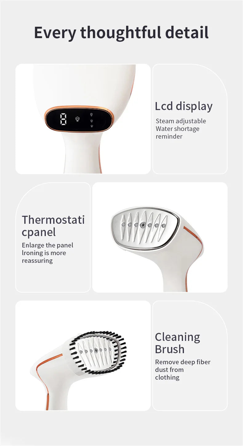 Défroisseur vapeur 1780W grande capacité – écran tactile 320ml