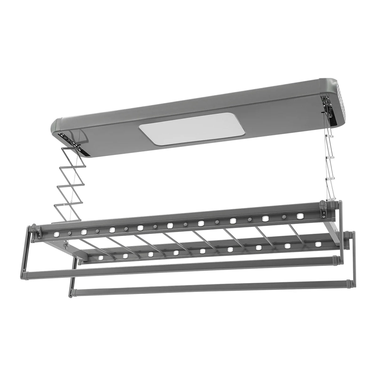 Étendoir plafond motorisé LED – descente télécommandé