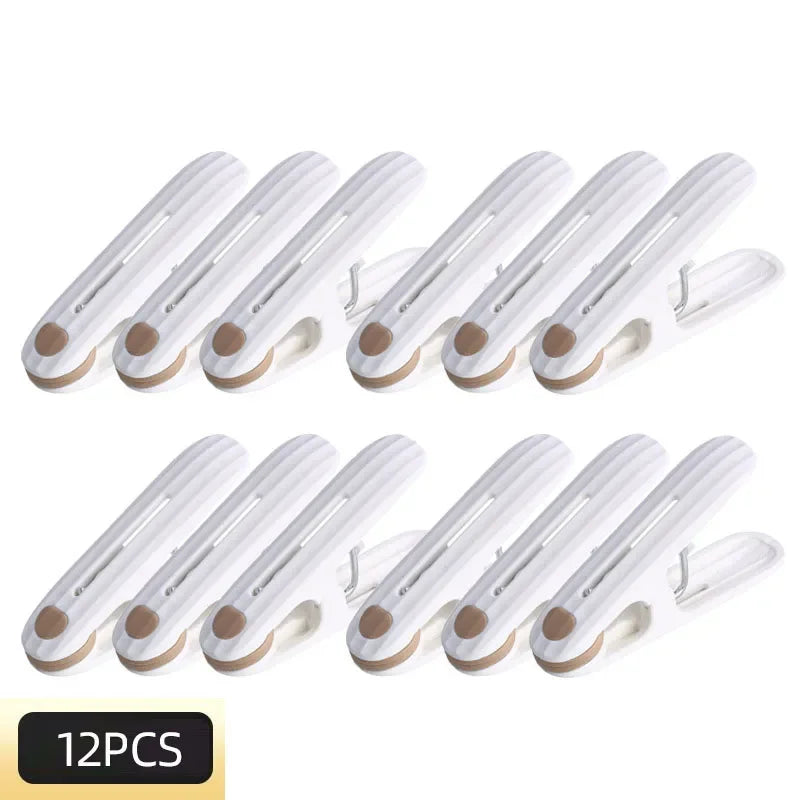 Pinces à linge plastique anti-marque — lot de 12