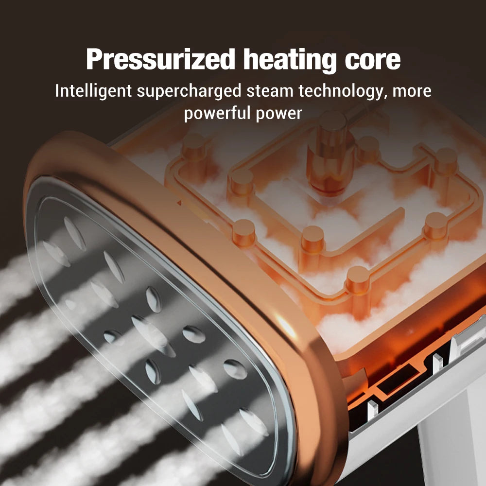 Défroisseur vapeur compact pliable - 1000W tous angles 130ml