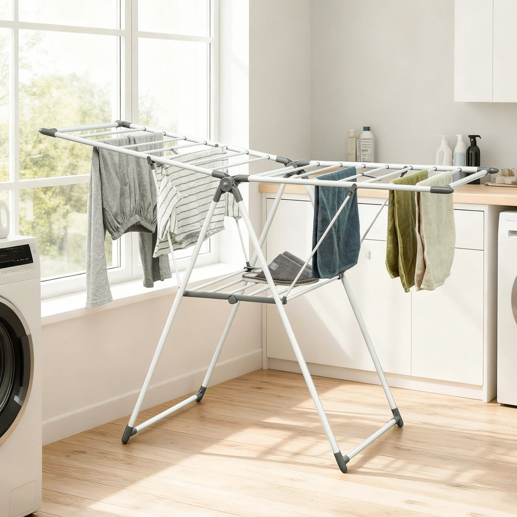 Étendoir à linge pliable – ailes réglables 4 positions