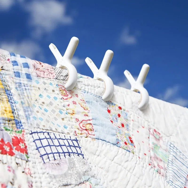 Grandes pinces à linge plastique anti-vent — lot de 3, 6 ou 12
