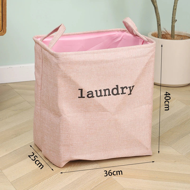 Panier à linge en jute naturel – pliable 4 coloris 38x35x25cm