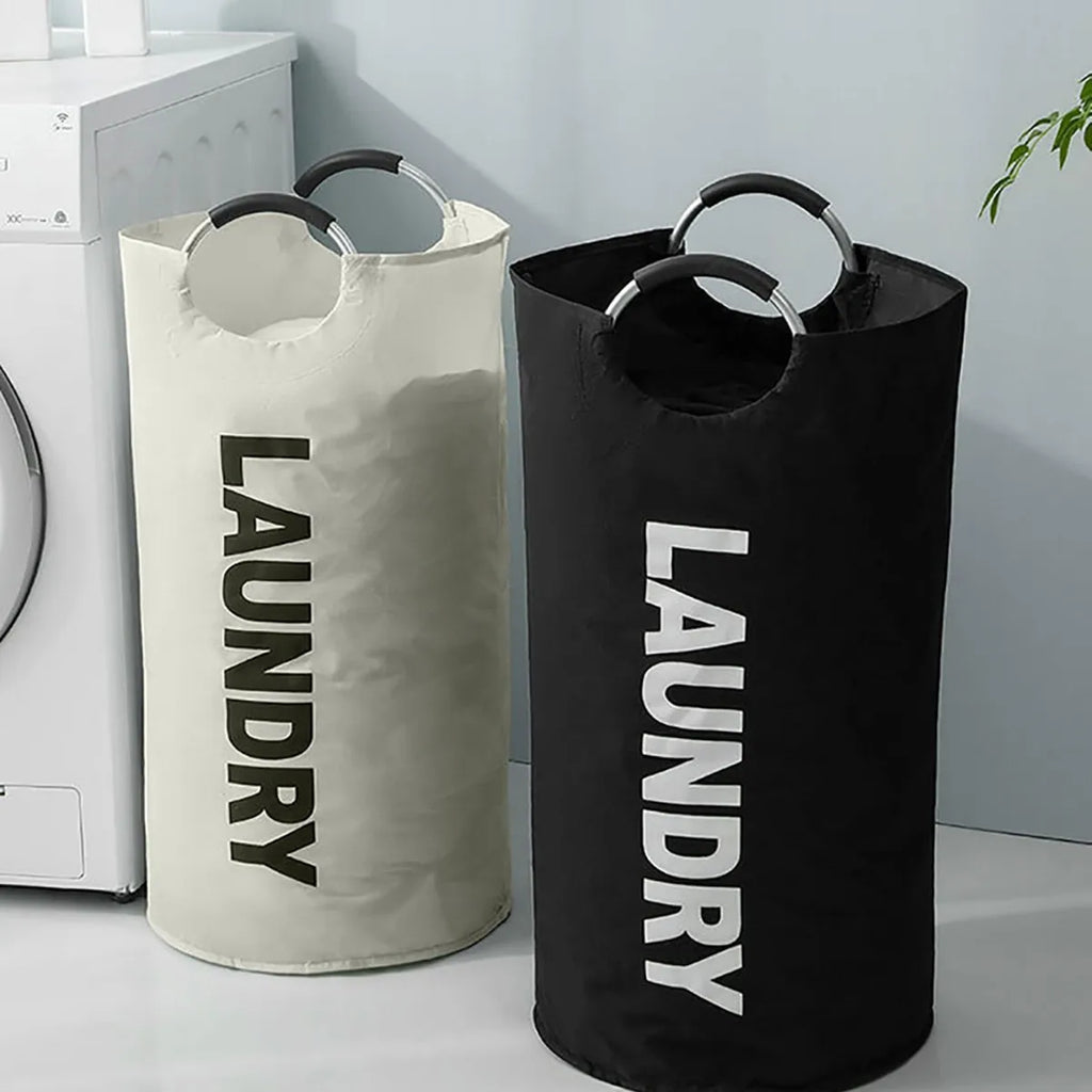 Panier à linge imperméable pliable – poignées rembourrées grandes anses