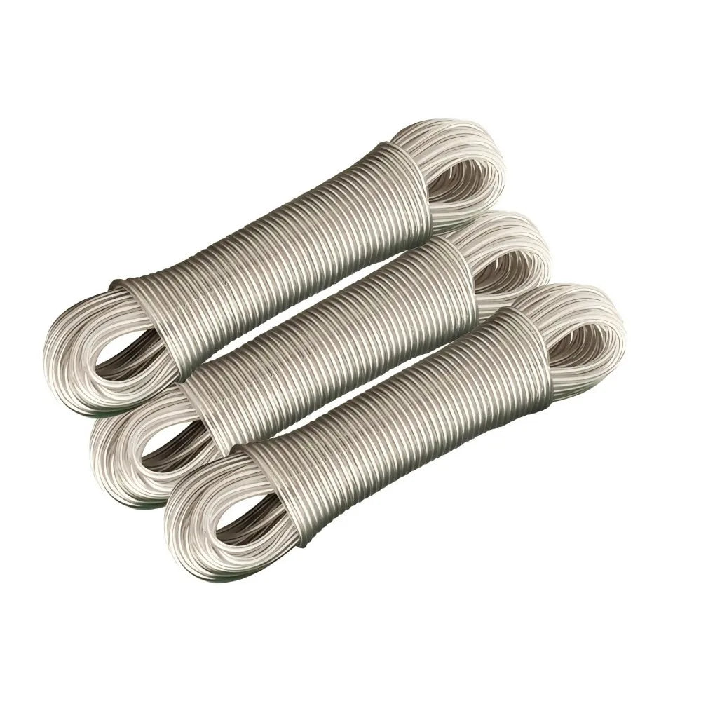 Corde à linge en acier gainé PVC – extérieur
