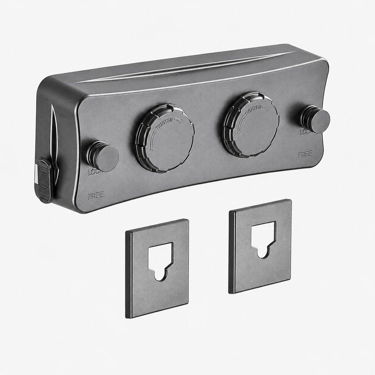 Corde à linge orientable murale – rétractable double fil