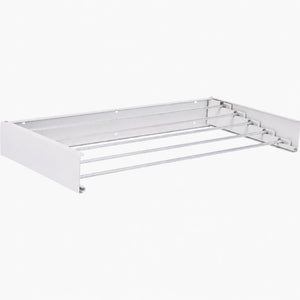 Étendoir mural pliable 5 tiges aluminium 80 ou 100 cm