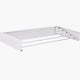 Étendoir mural pliable 5 tiges aluminium 80 ou 100 cm