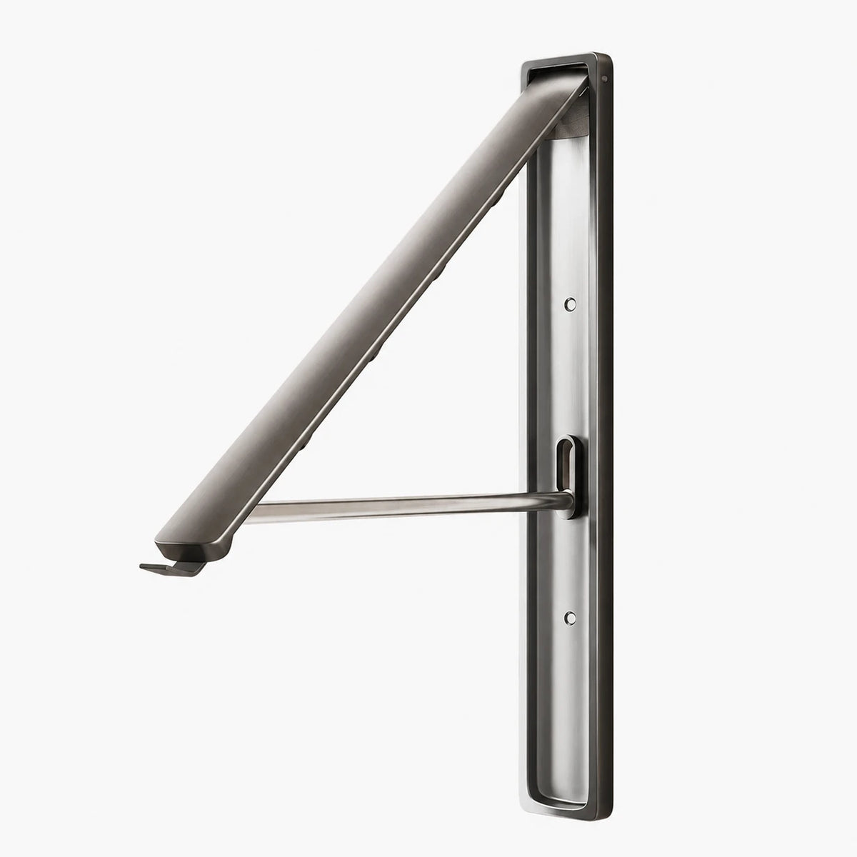 Étendoir mural pliable invisible – bois aluminium
