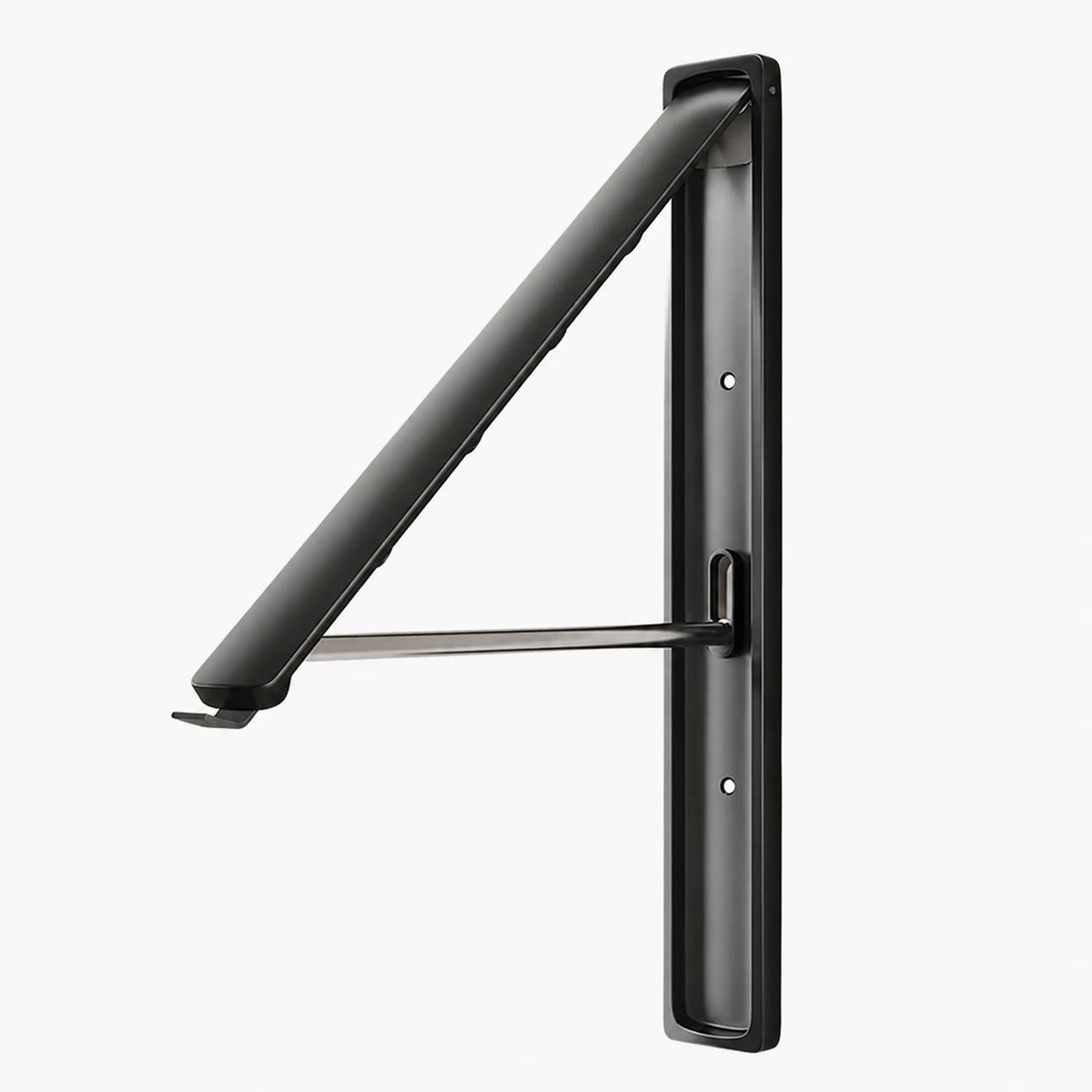 Étendoir mural pliable invisible – bois aluminium
