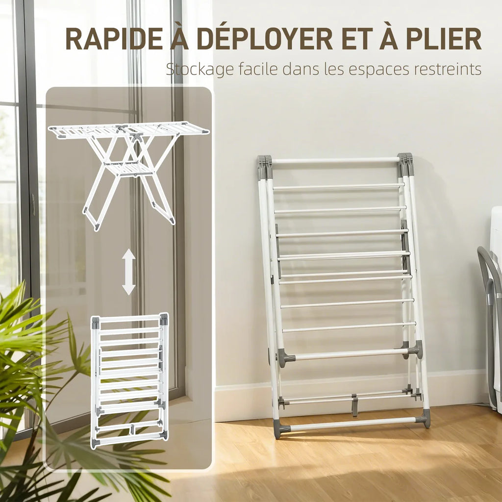 Étendoir pliable ailes réglables — vue 5