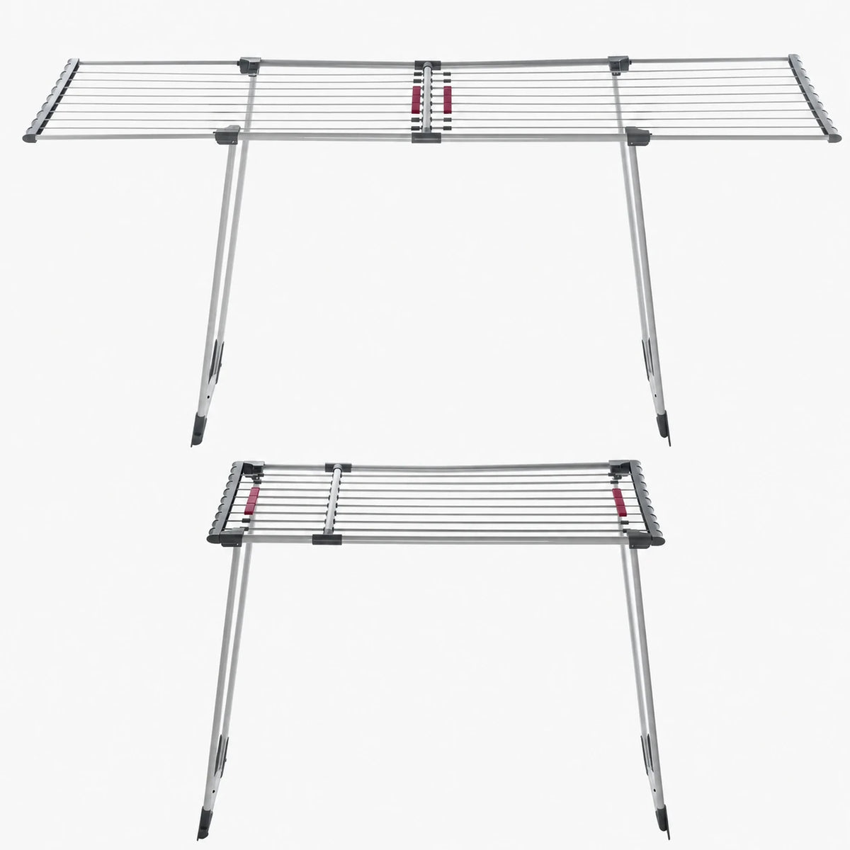 Étendoir pliable télescopique blanc — vue 4