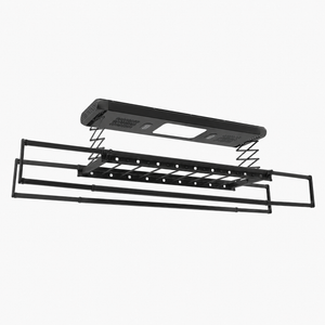 Étendoir plafond électrique LED – ventilation et télécommande