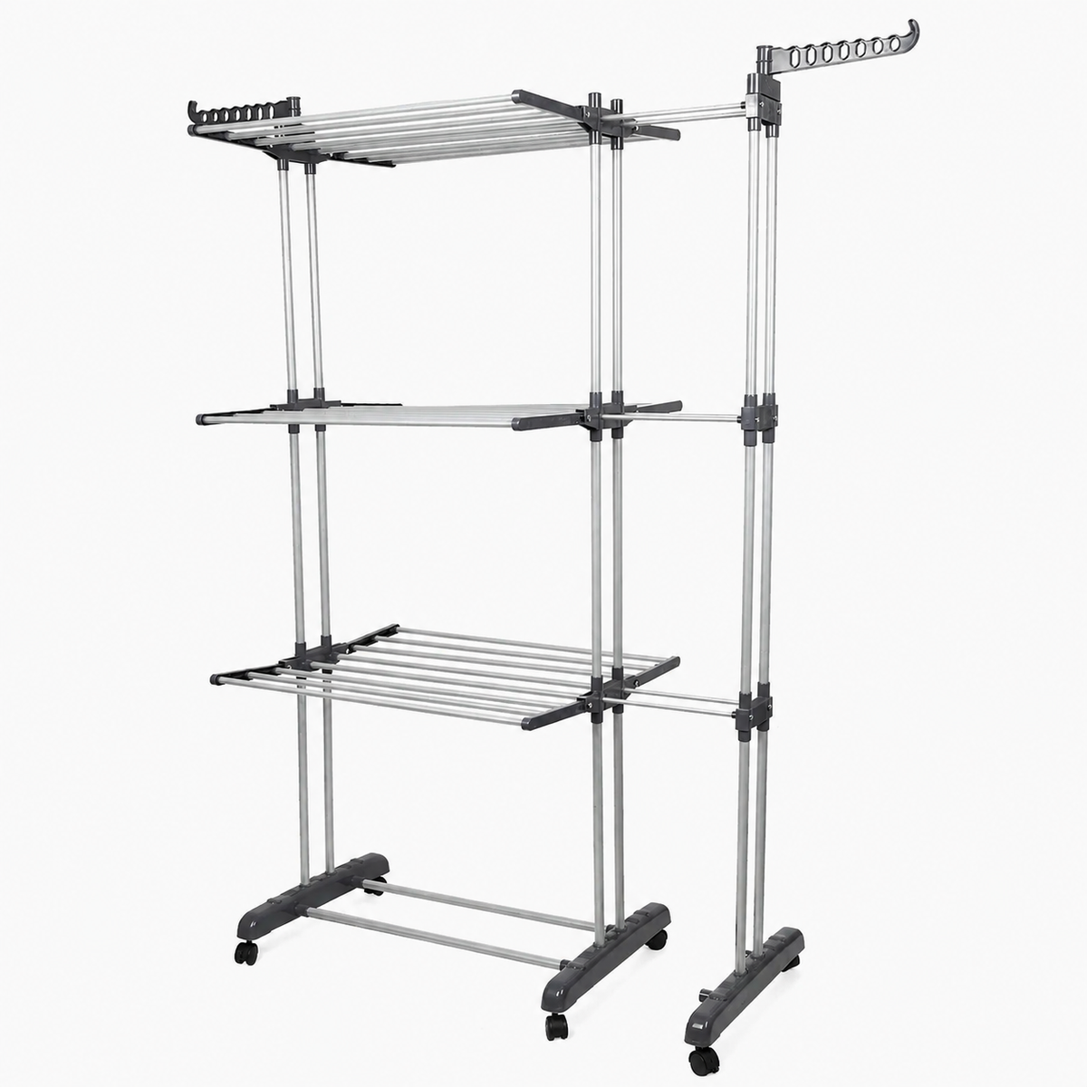 Étendoir tour extensible 4 niveaux – 75 à 142,5cm