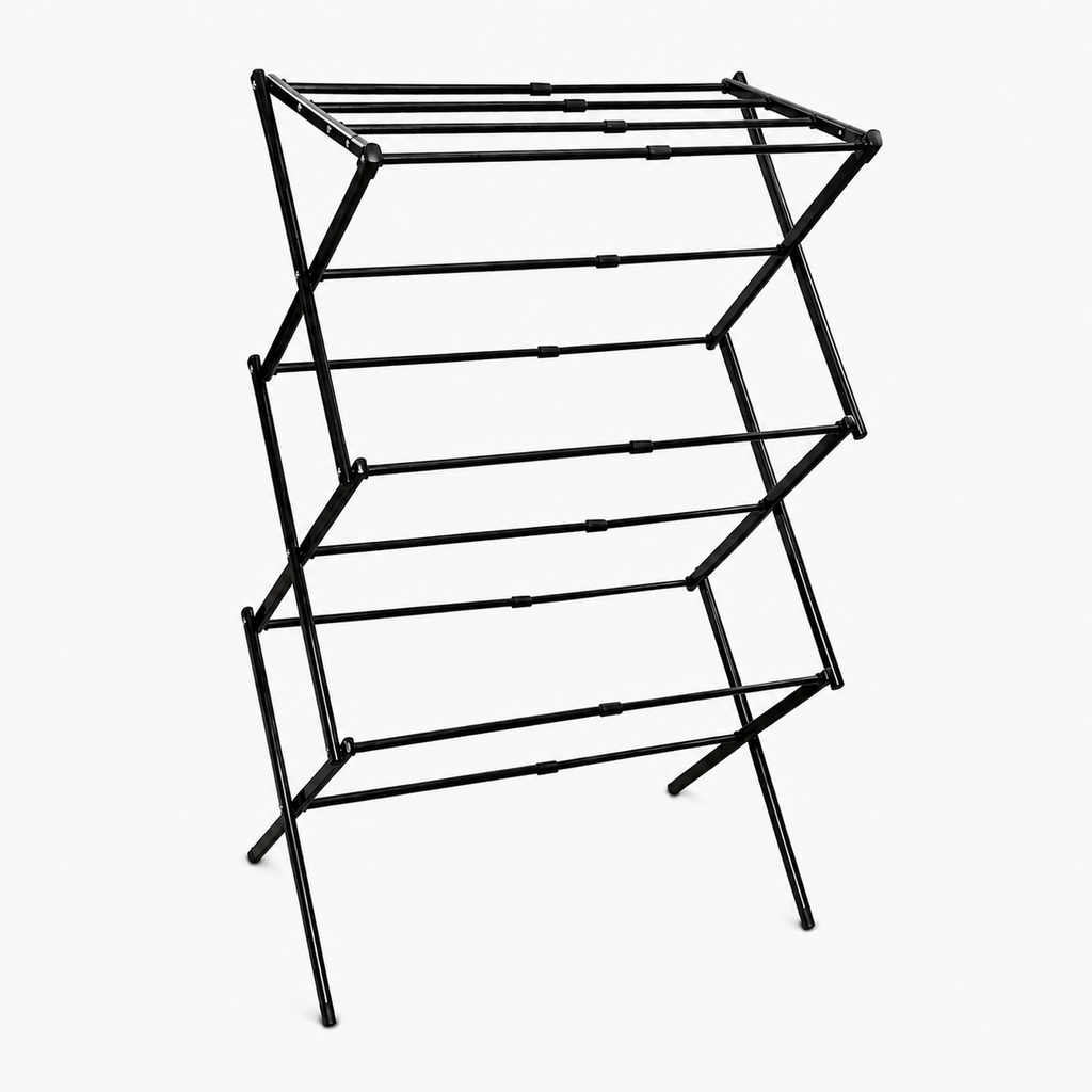 Étendoir tour accordéon 3 niveaux - déployable 11 barres