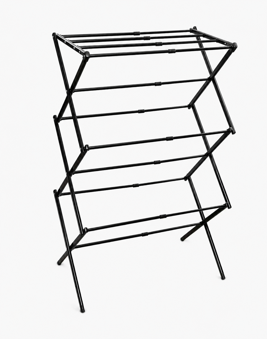 Étendoir tour accordéon 3 niveaux - déployable 11 barres