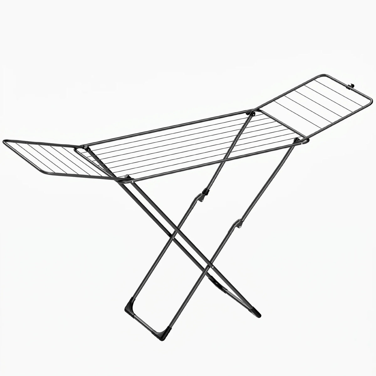 Étendoir à linge pliable grande capacité – 17 barres intérieur-extérieur